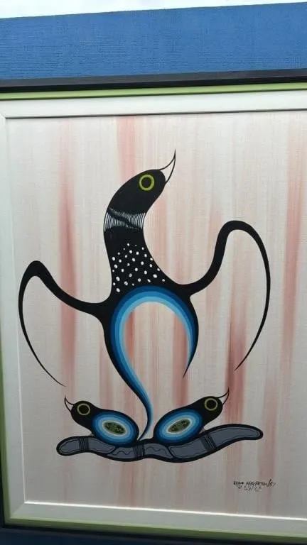 Original Eddie Kakepetum 1987 Indigenous Art
