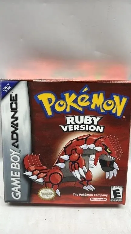 Pokemon Nintendo GameBoy Advance Game Box