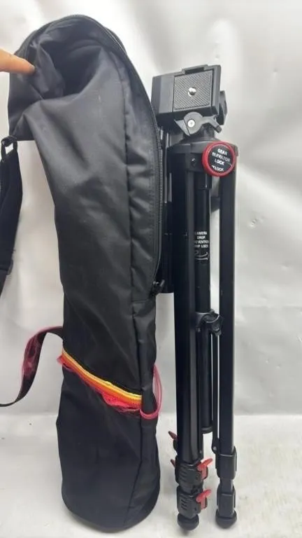 Franka Tripod for camera video camera with case