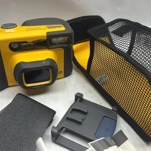 Minolta Weathermaric Zoom camera with case etc