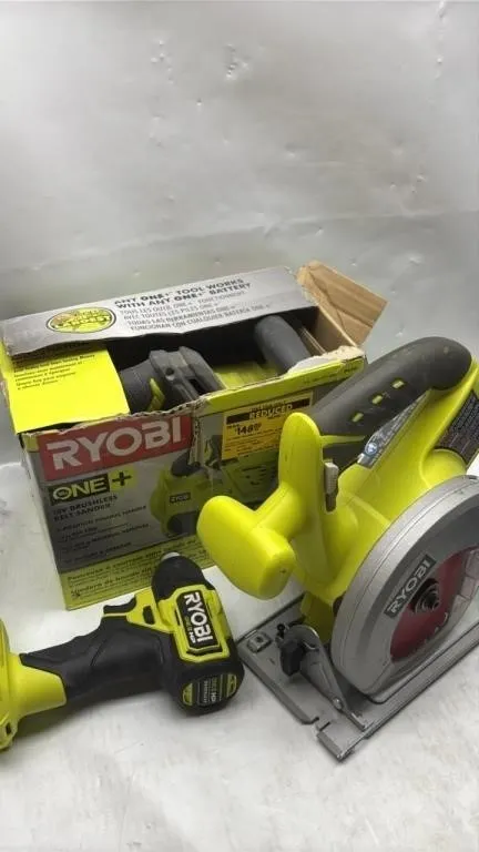 Ryobi Battery Operated Tool lot drill saw
