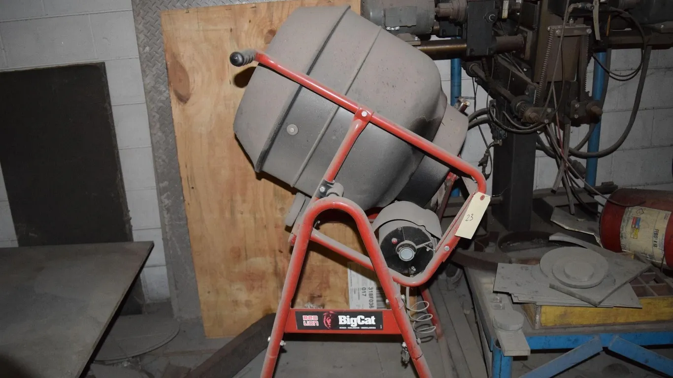 Red Lion "Big Cat" electric cement mixer