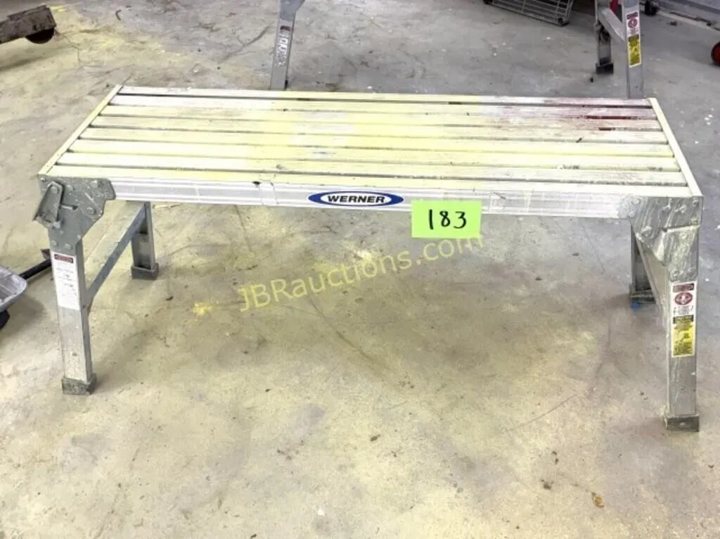 WERNER FOLDING BENCH / SINGLE SCAFFOLD
