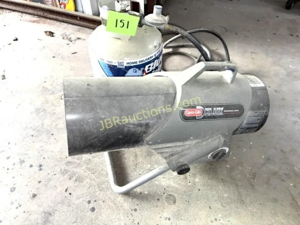 DYNA-GLO ELUX PROPANE HEATER W TANK