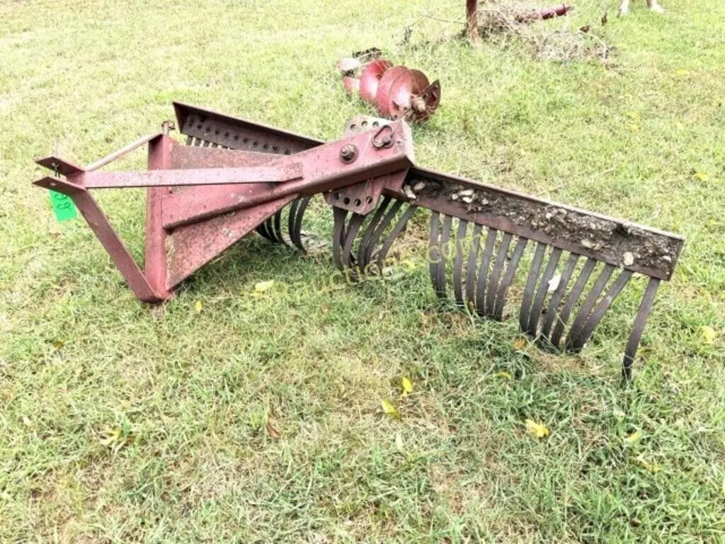 3 PT ROCK RAKE / SPRING TOOTH
