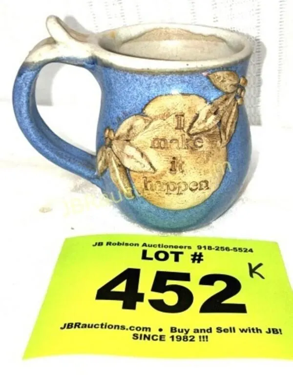 RAE DUNN 2009 POTTERY COFFEE CUP