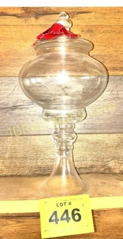 LARGE GLASS JAR