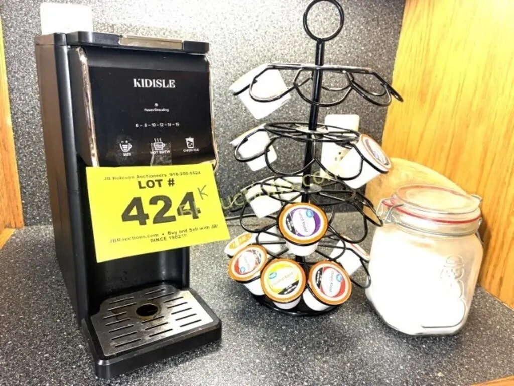 KIDISLE COFFEE MAKER W K CUP DISPENSER
