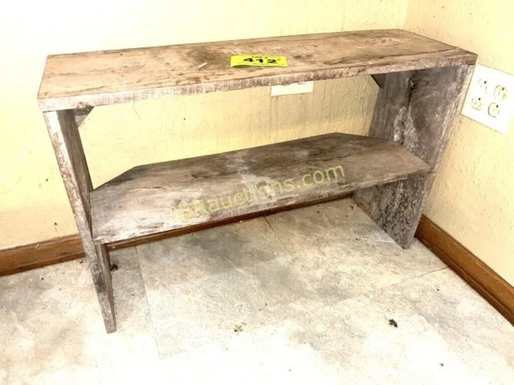 SMALL VINTAGE WOOD BOOKSHELF