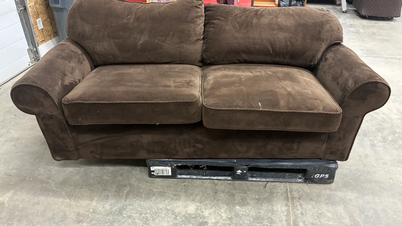 Chocolate Brown Hide-A-Bed Couch