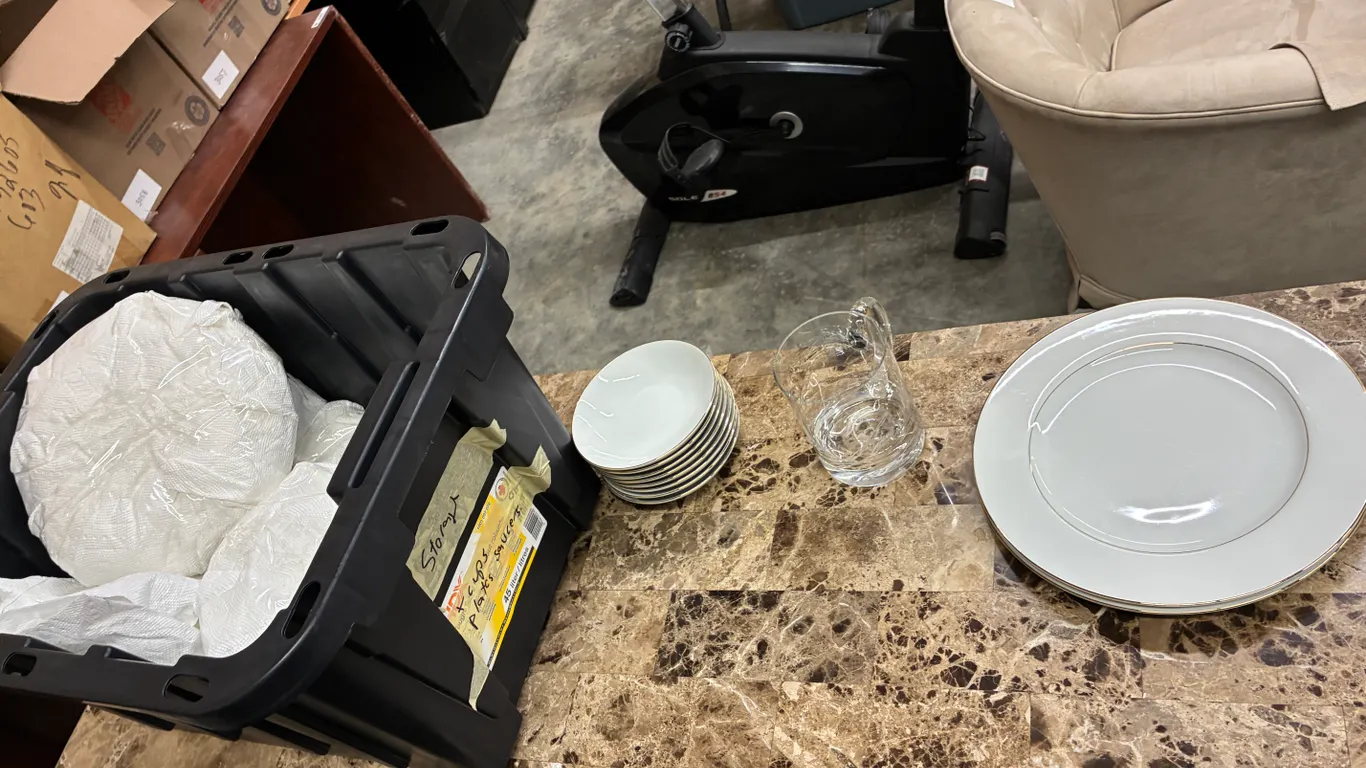 Glasses, Cups and Plates