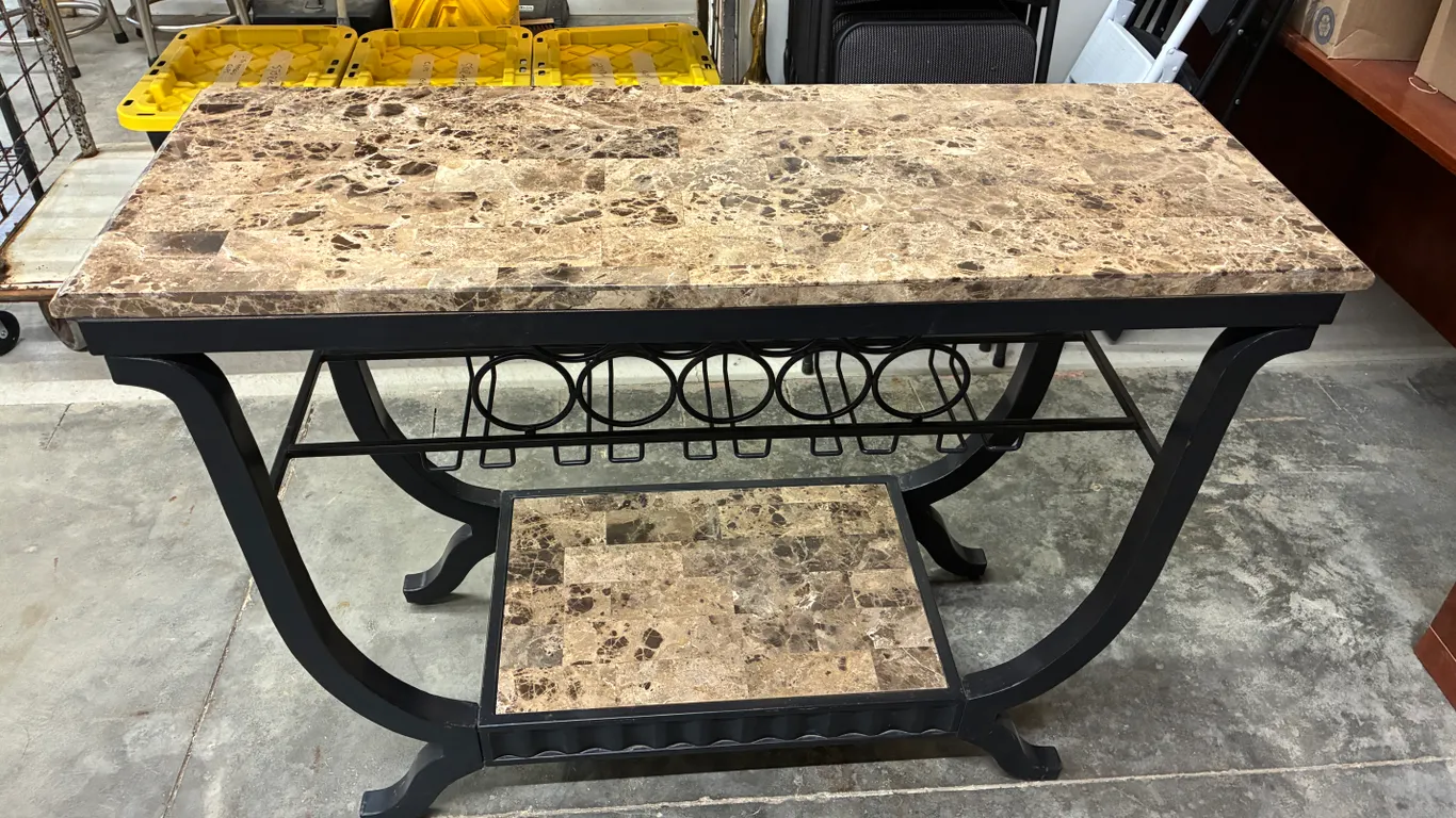 Wine Rack Table (50" x 19" x 36")