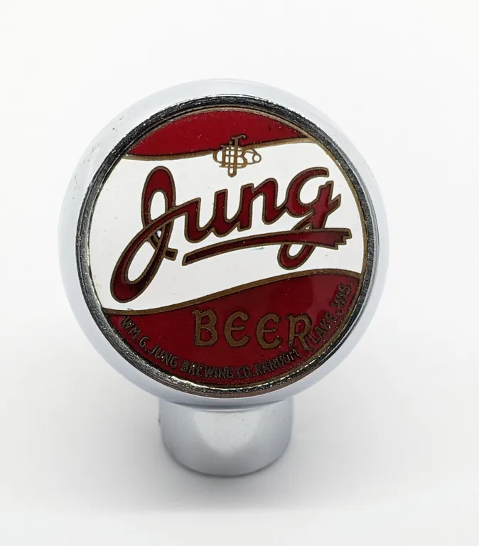 BALL TAP KNOB JUNG BEER RANDOM LAKE WISCONSIN (ROBBINS)