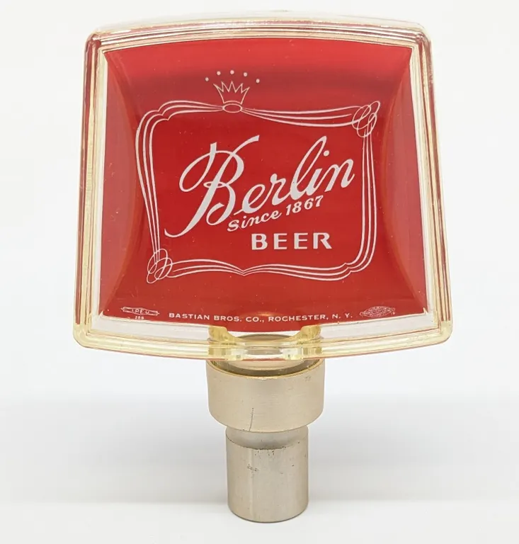 TAP KNOB HANDLE BERLIN BEER SINCE 1867 BERLIN WISCONSIN