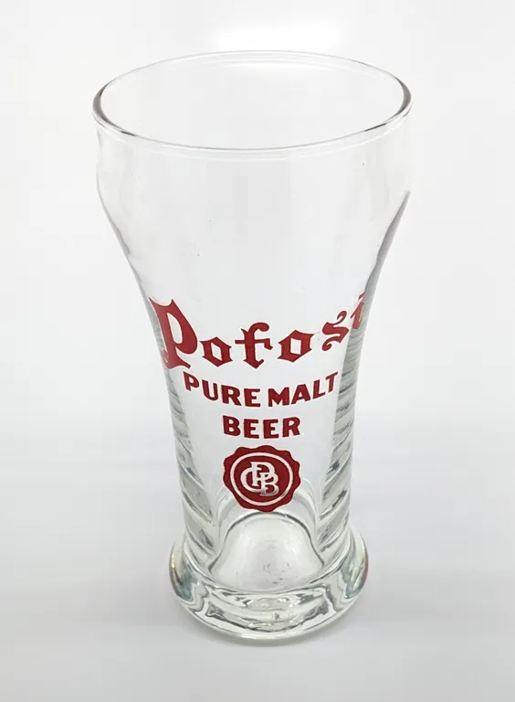 POTOSI PURE MALT BEER POTOSI WISCONSIN PILSNER STYLE DRINKING GLASS