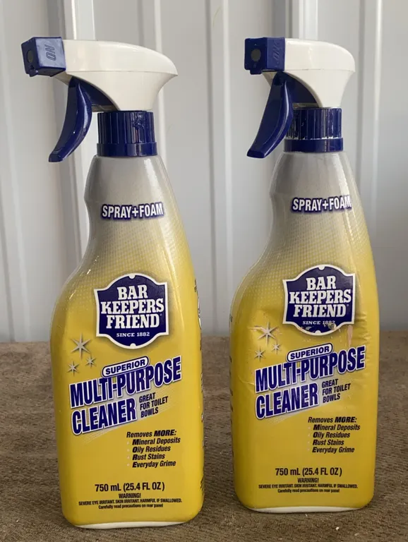 *NEW* 2 Bar Keepers Friend Spray + Foam Superior Multi-Purpose Cleaner 25.4 OZ Each