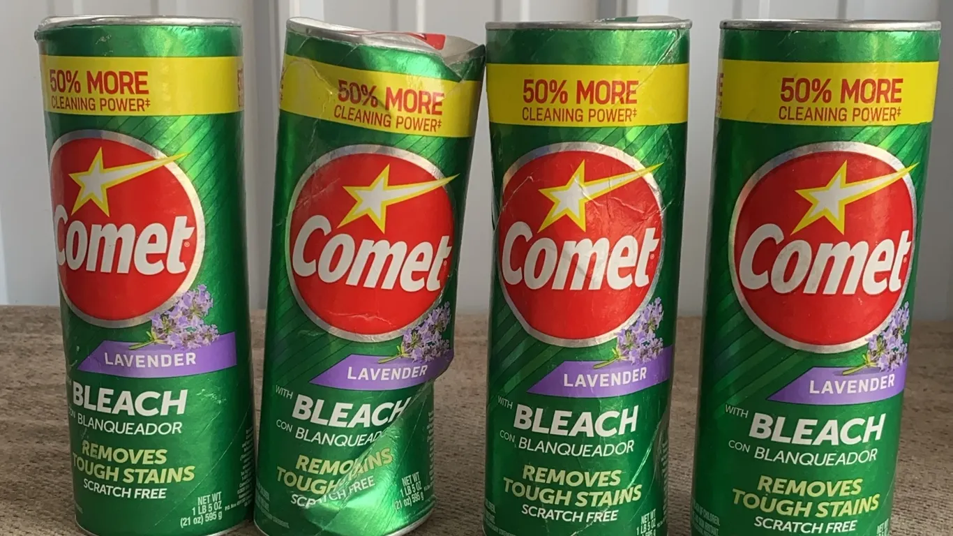 *NEW* 4 Comet w/ Bleach, Lavender Scent, 21 OZ Each