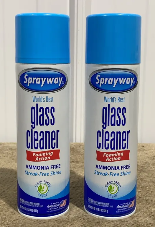 *NEW* 2 Sprayway Foaming Action Glass Cleaner, Clean Fresh Scent, 19 OZ Each
