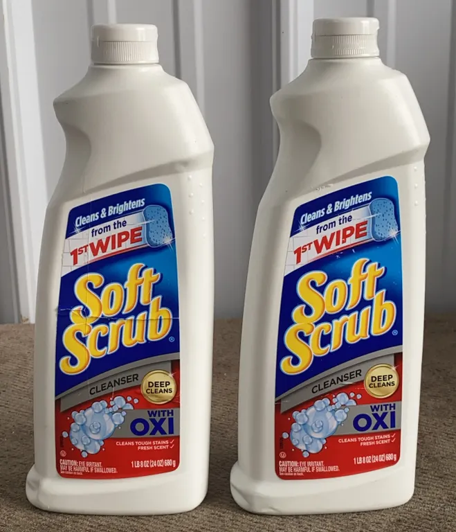*NEW* 2 Soft Scrub Multi-Purpose Cleanser with Oxi, 24 OZ Each
