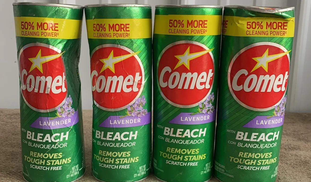 *NEW* 4 Comet w/ Bleach, Lavender Scent, 21 OZ Each