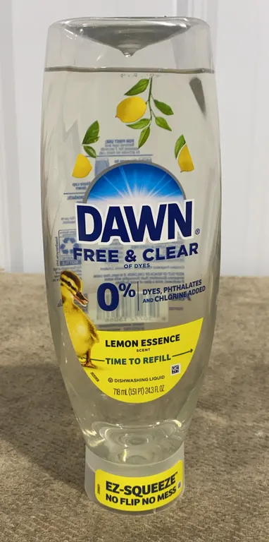 *APPEARS NEW* Dawn Free & Clear EZ-Squeeze Dish Soap, 24.3 OZ