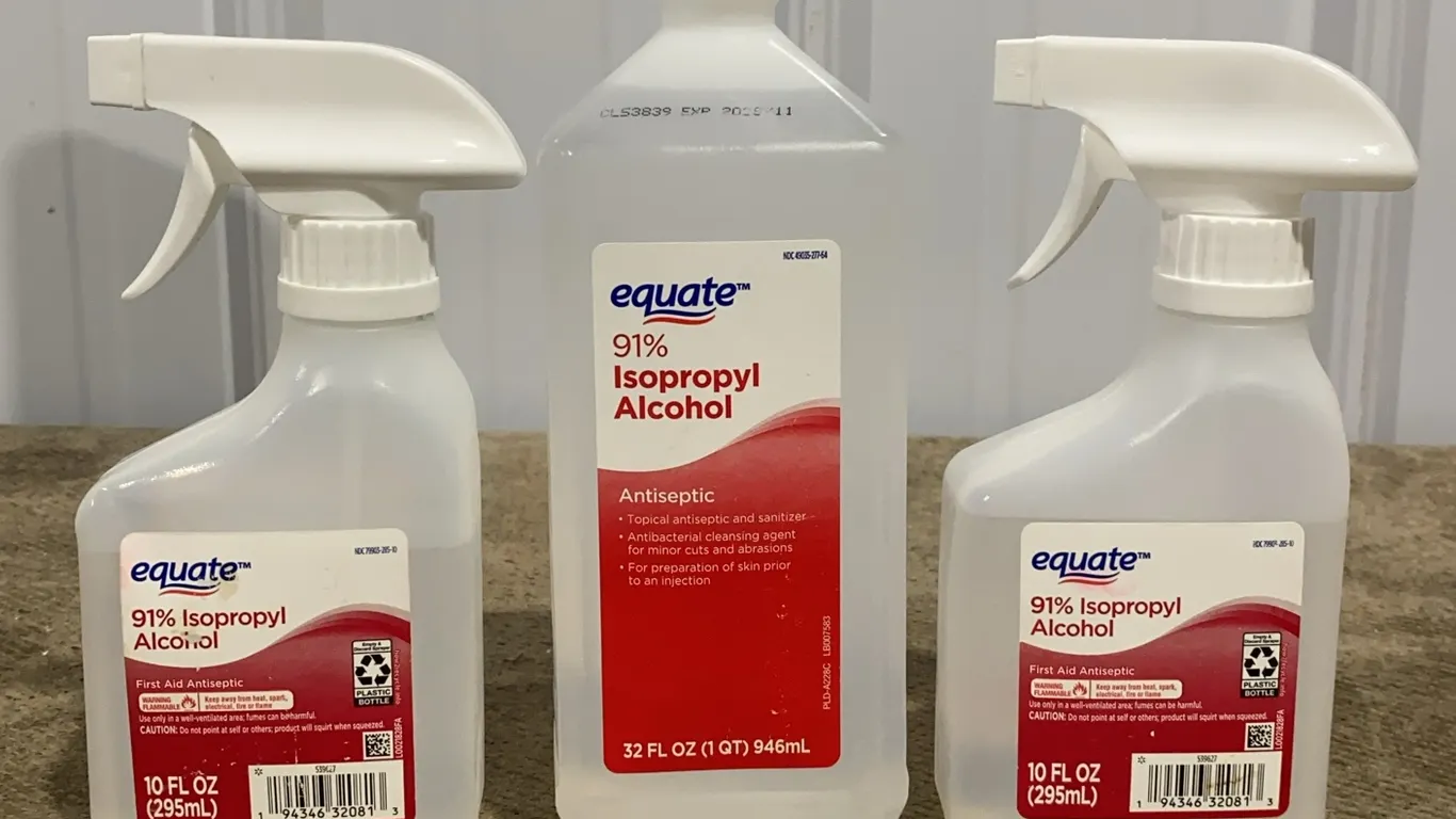 *NEW* Equate 91% Isopropyl Alcohol, 32 OZ Refill & 2 10 OZ Spray Bottle(s)- Best Buy 11/2029