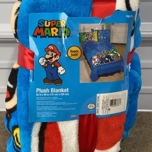 *NEW* Super Mario Twin Mario Blanket