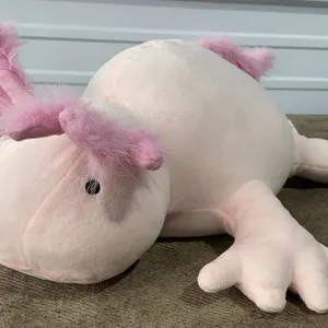 **APPEARS NEW** Pillowfort Axolotl Weighted Plush Kids' Throw Pillow - Light Pink