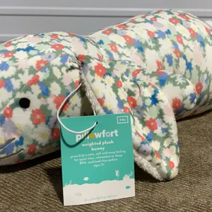 **NEW** Pillowfort Floral Bunny Weighted Plush Throw Pillow