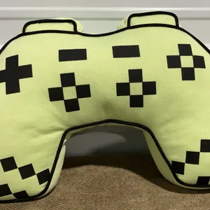 *APPEARS NEW* Makers Collective Sportopia Controller Shaped Medium Density Decorative Pillow