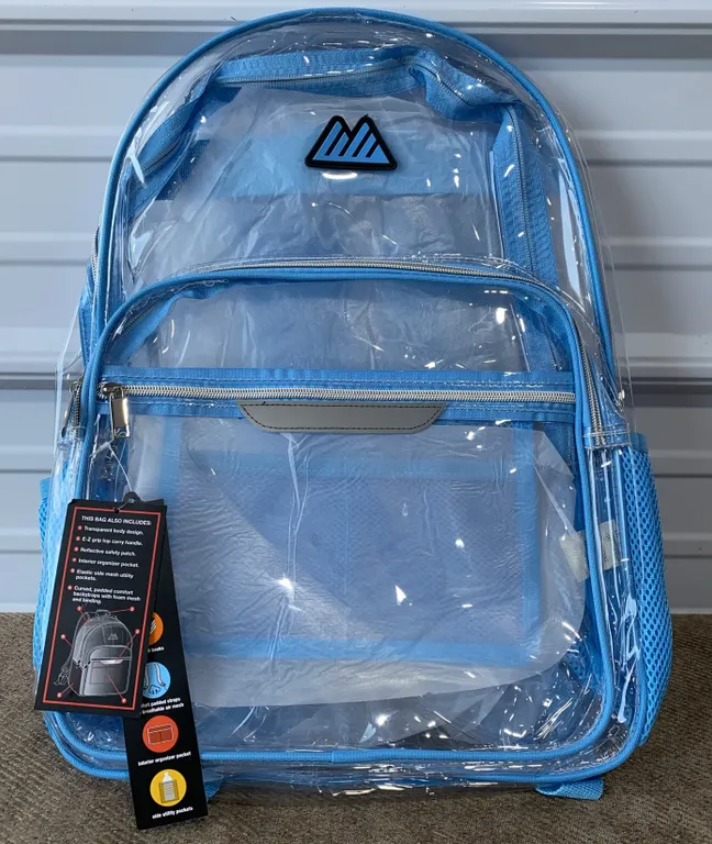 **NEW** Summit Ridge Clear Waterproof Heavy Duty Stadium Approved Backpack