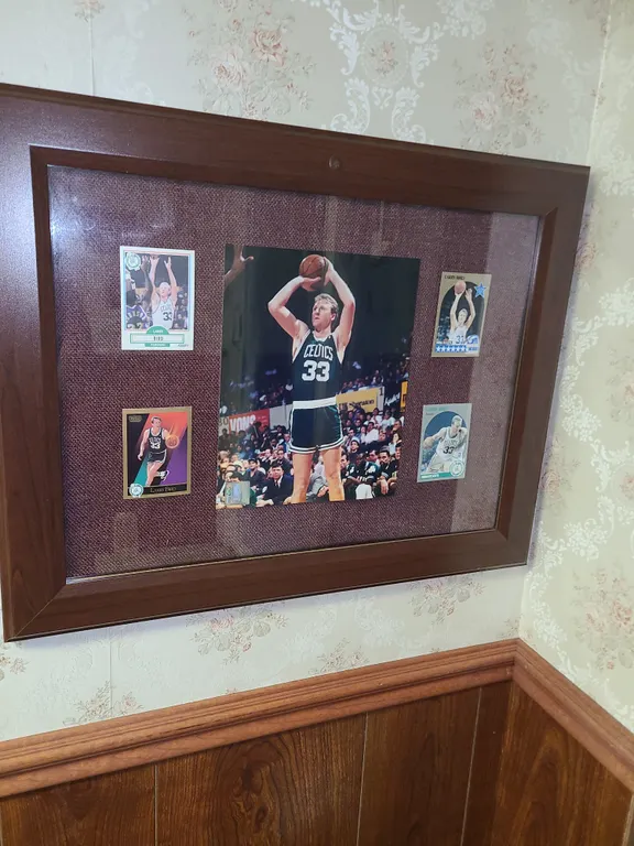Larry bird Celtics plaque