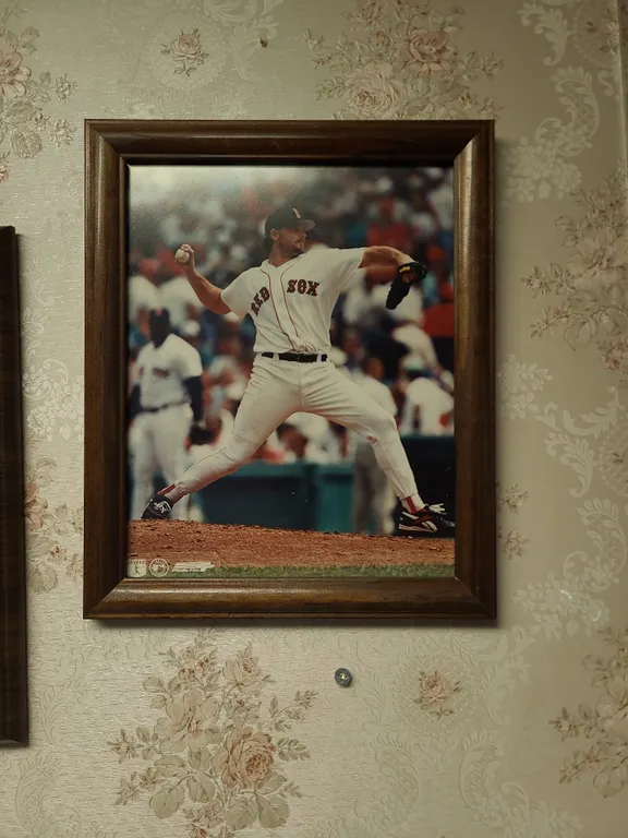 Red Sox Roger clemens framed photo