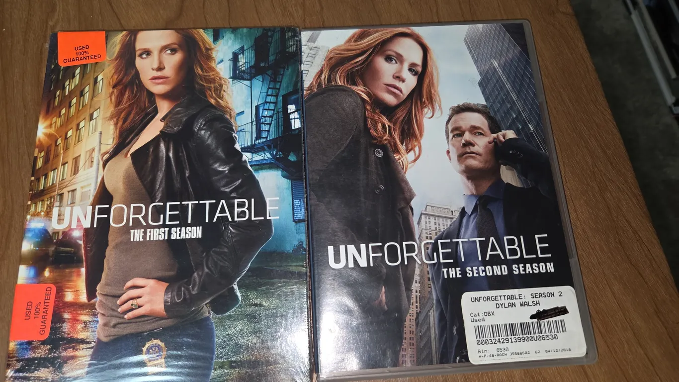 Season 1 & 2 of Unforgettable