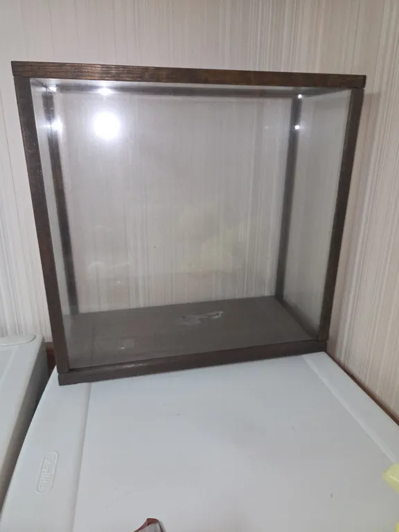 Glass display case for model car