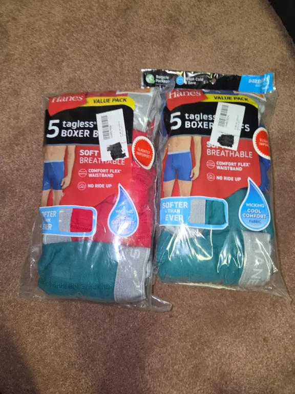 Brand new haynes underwear boxer briefs size Medium
