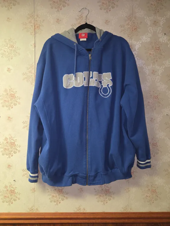 2XL Colts zip up jacket