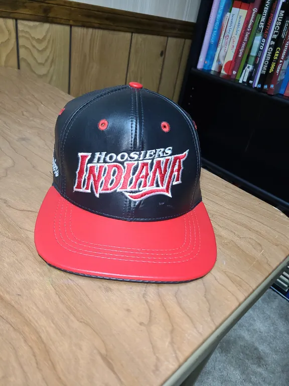 Indiana Hoosiers leather hats