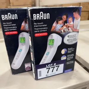 Lot of (2) Braun No Touch Thermometers