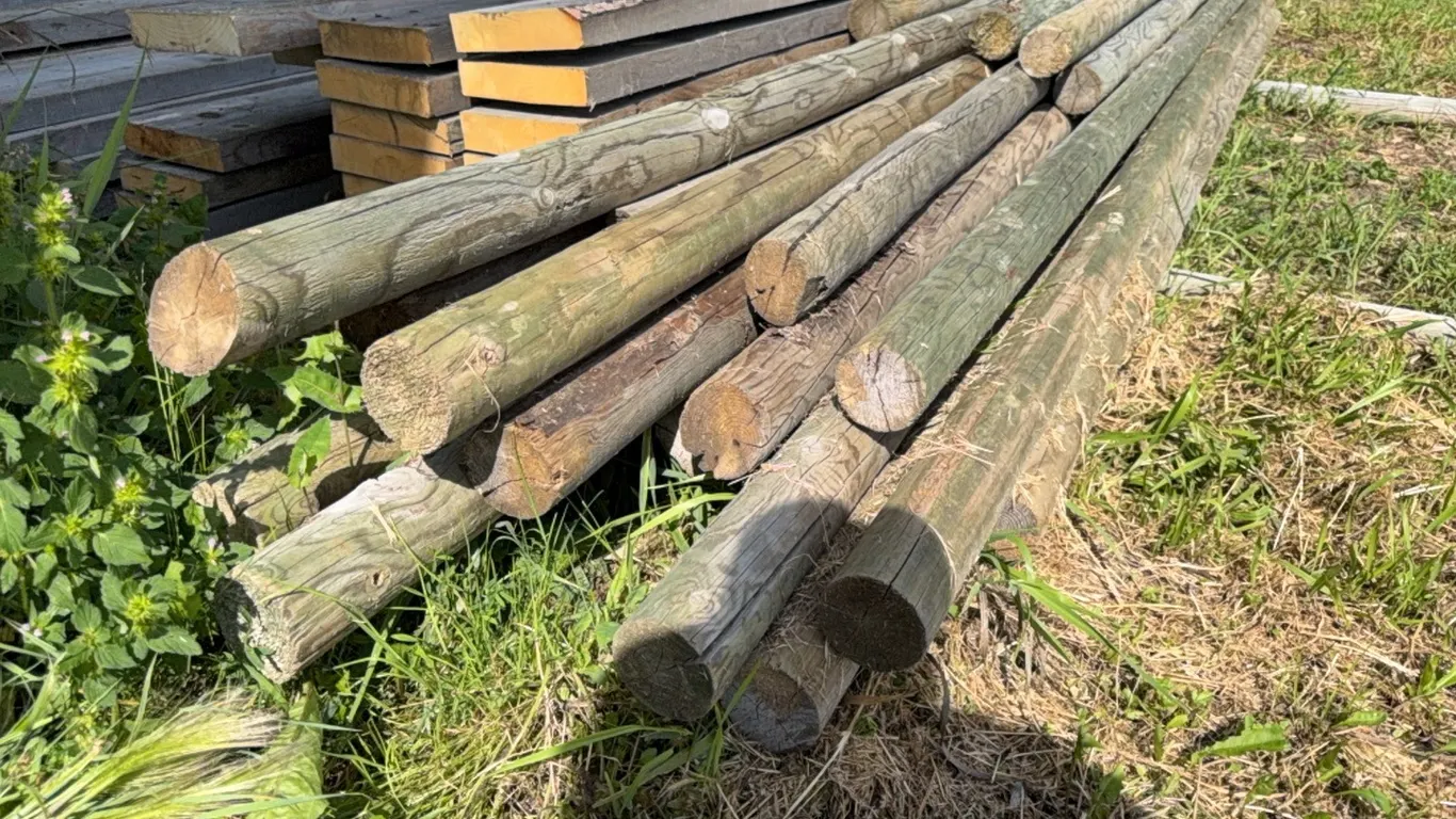 Treated Fence Rails