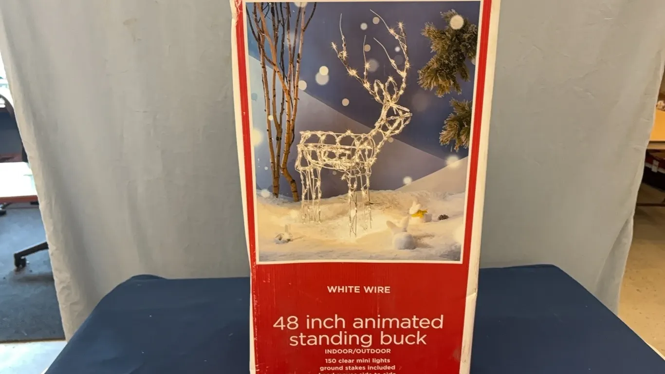 Light up deer decor
