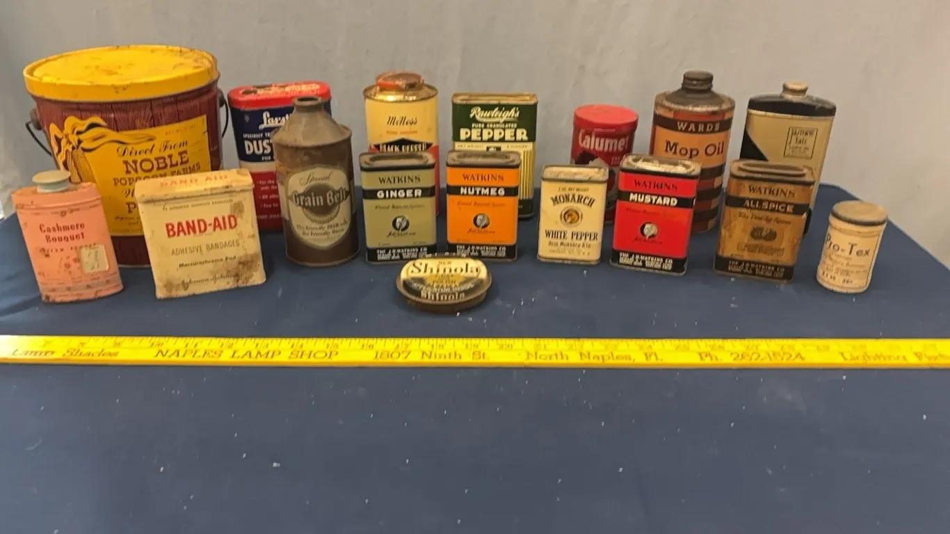 Spices and other canned items