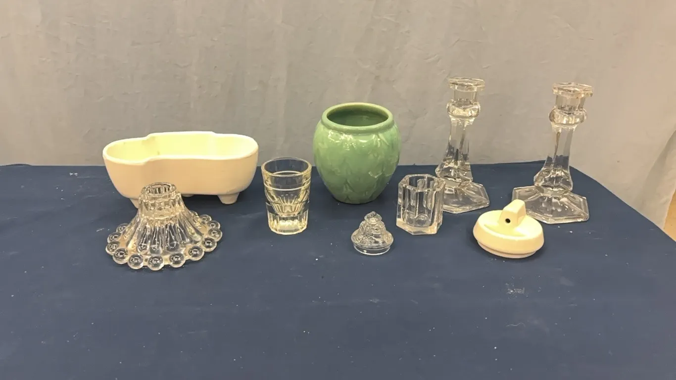 Candle holders and vases