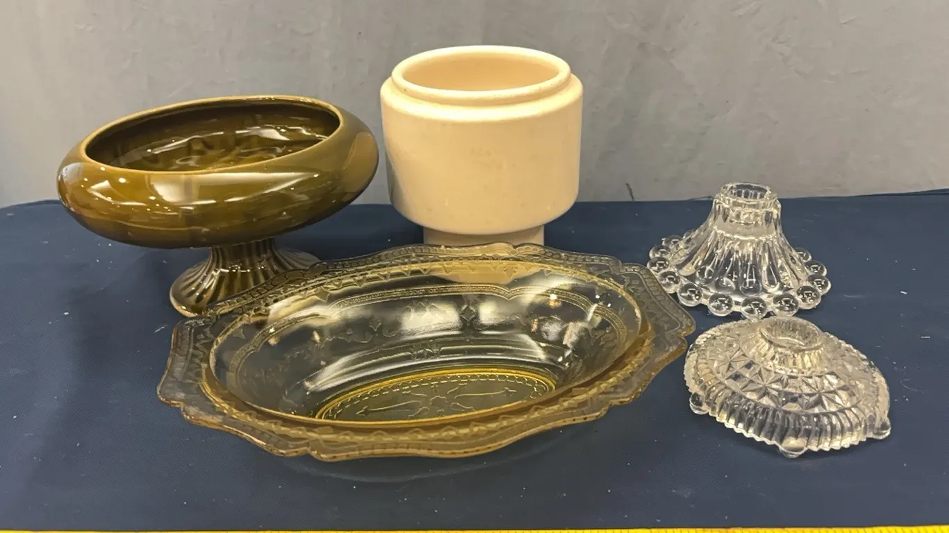 Candle holders and vases