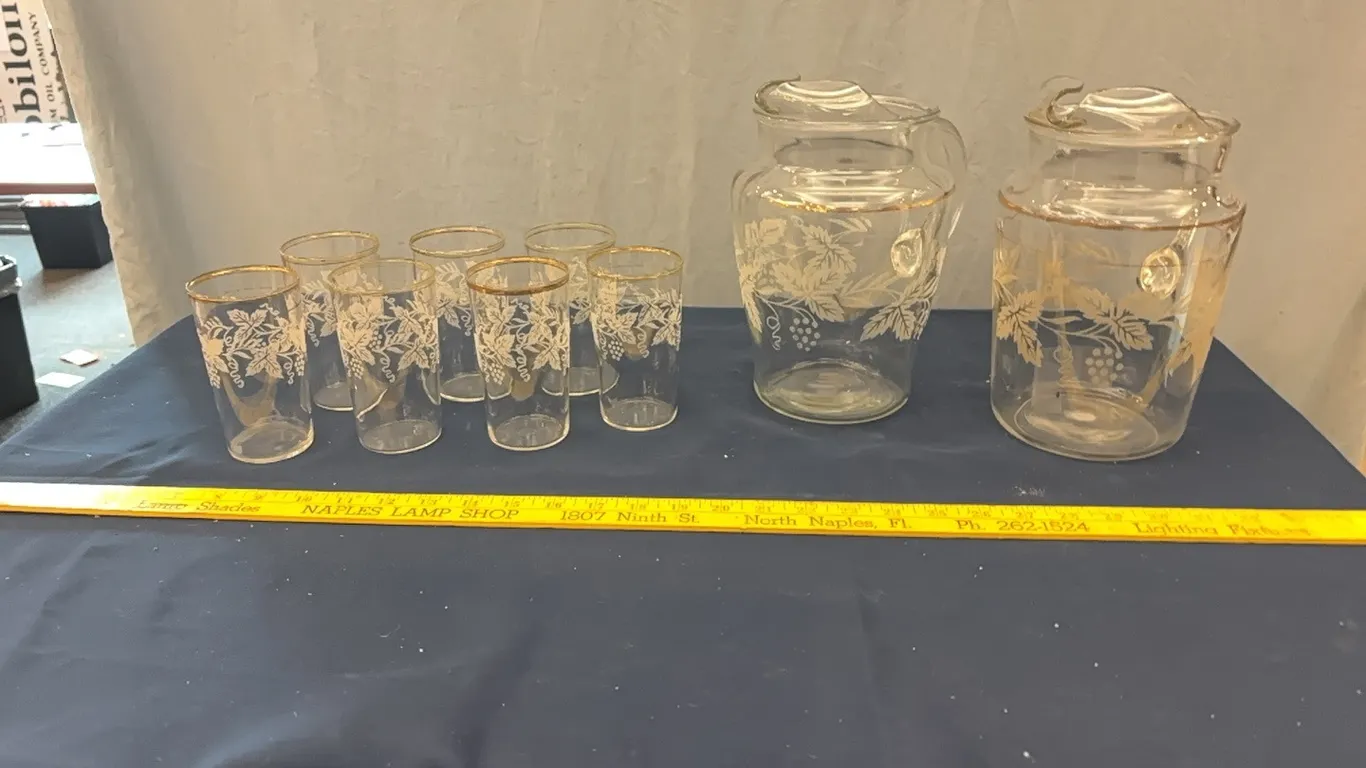 Pitchers and cups