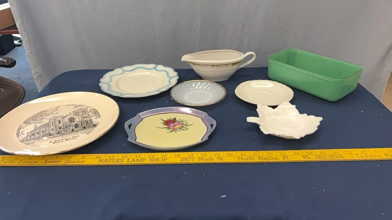 Dish and plates
