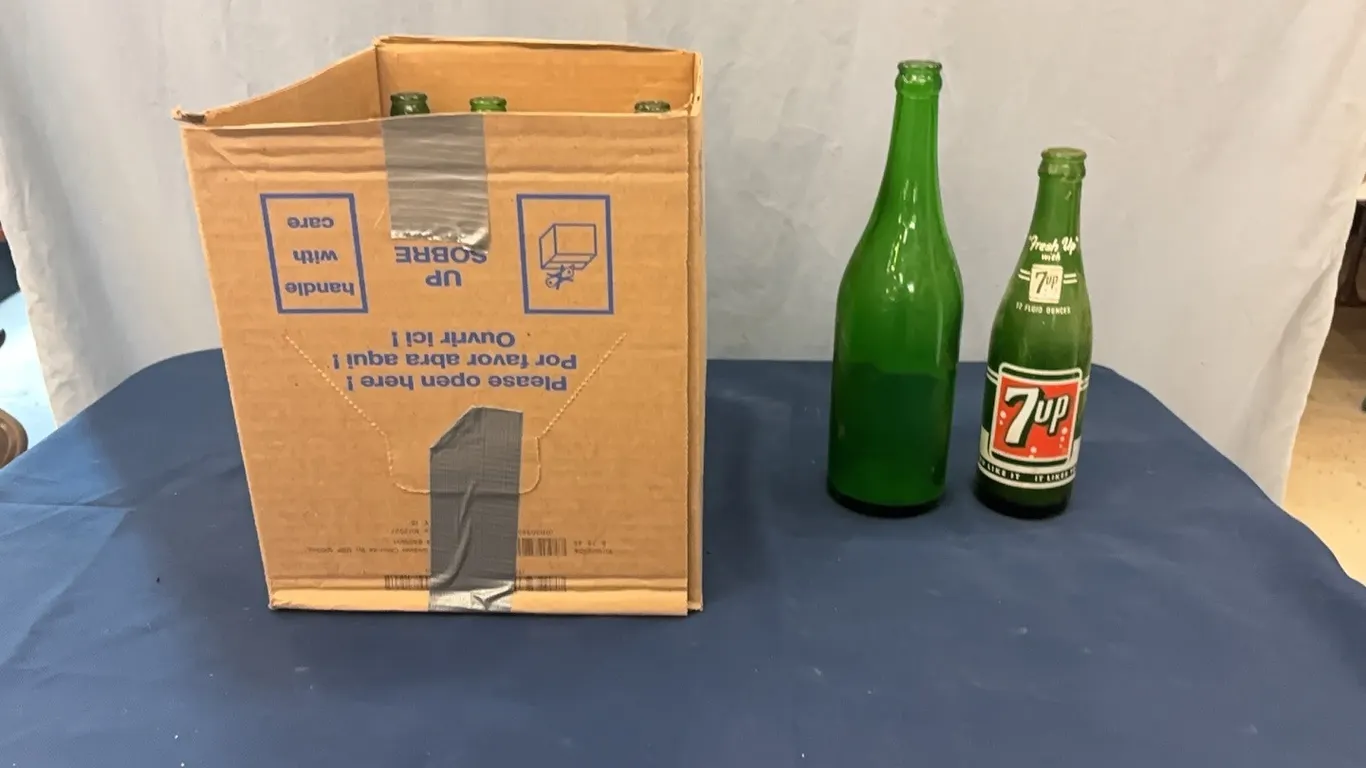 Vintage soda bottles