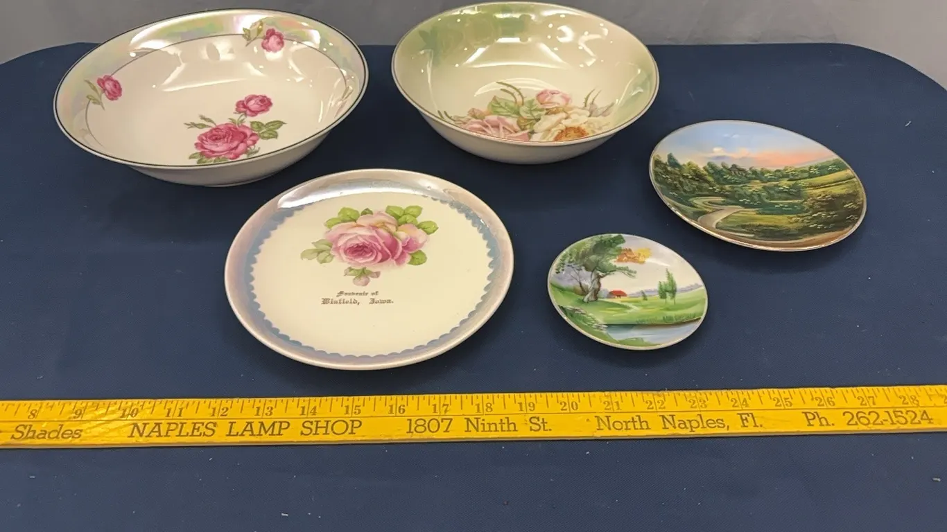 Decorative bowls and plates