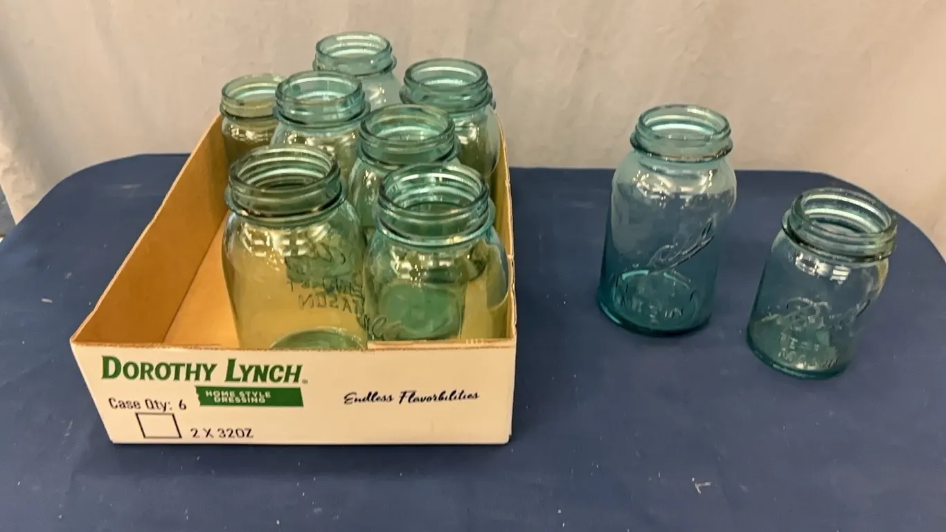 Blue jars