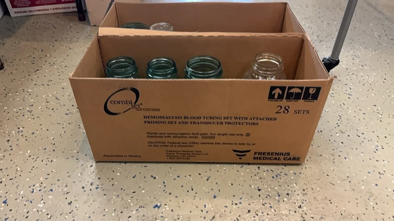 Glass jars